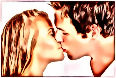 Love Story, Kissing, Kiss, Puppy