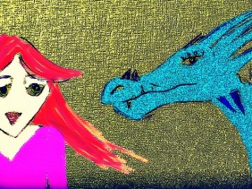 sketch, story, dragon